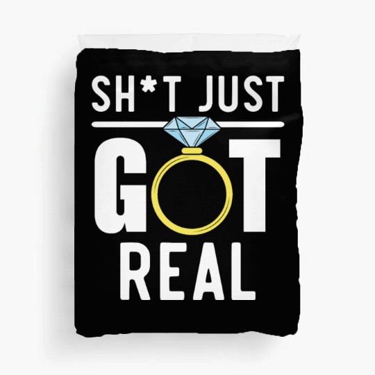 Bride And Groom Wedding Day Marriage Just Married Duvet Covers