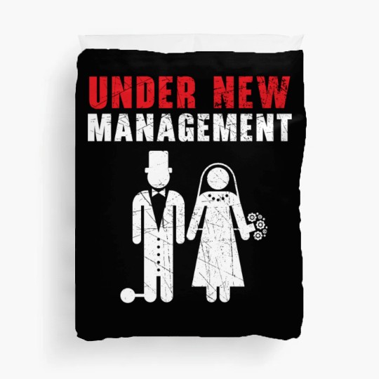 Bride And Groom Wedding Day Marriage Just Married Duvet Covers