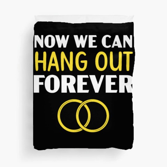 Bride And Groom Wedding Day Marriage Just Married Duvet Covers