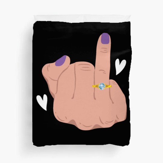 Bride And Groom Wedding Day Marriage Just Married Duvet Covers