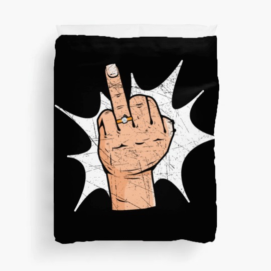 Bride And Groom Wedding Day Marriage Just Married Duvet Covers