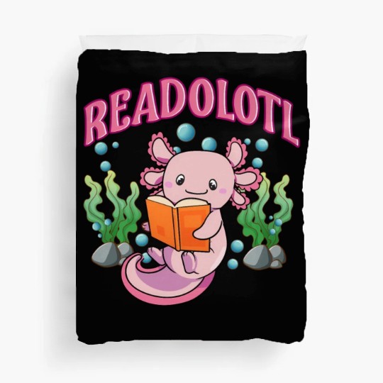 Readolotl Animal Axolotl Duvet Covers
