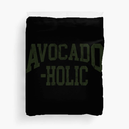 Avocado Vegan Avocado-Holic For Vegetarians Duvet Covers