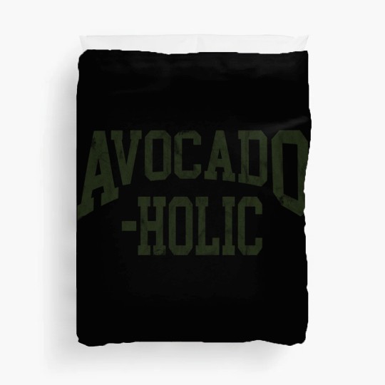 Avocado Vegan Avocado-Holic For Vegetarians Duvet Covers