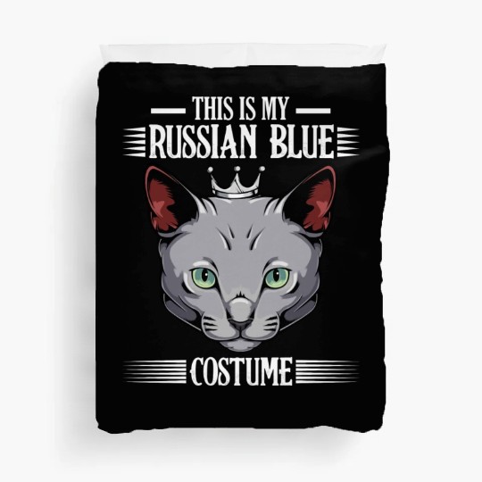 This Is My Russian Blue Costume Funny Cat Lover Duvet Covers