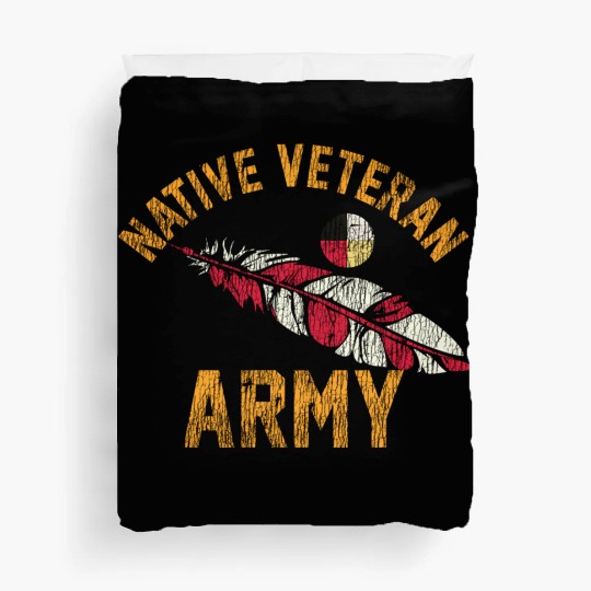 Native American Vietnam Veteran Duvet Covers
