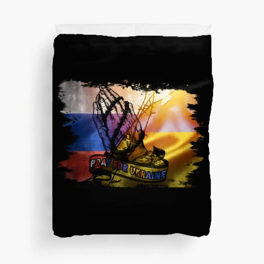 Pray For Ukraine Solidarity Support Ukraine Duvet Covers