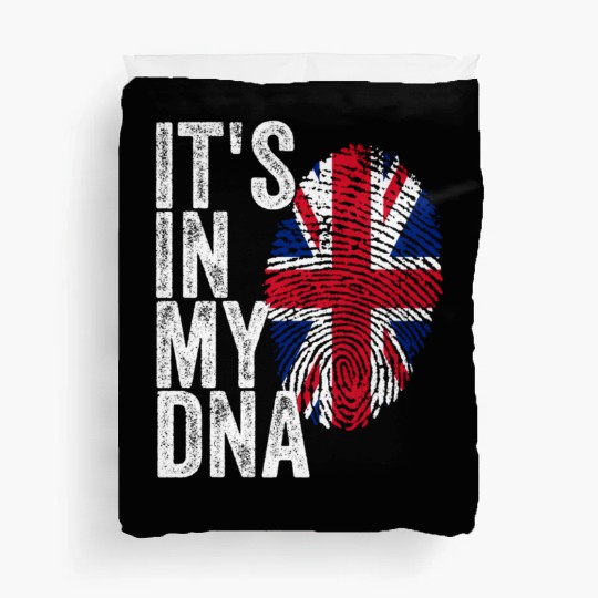 It'S In My Dna Uk Union Jack England Flag Eu Duvet Covers