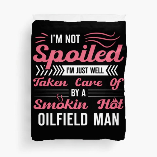Oilfield Oil Rig Worker Duvet Covers