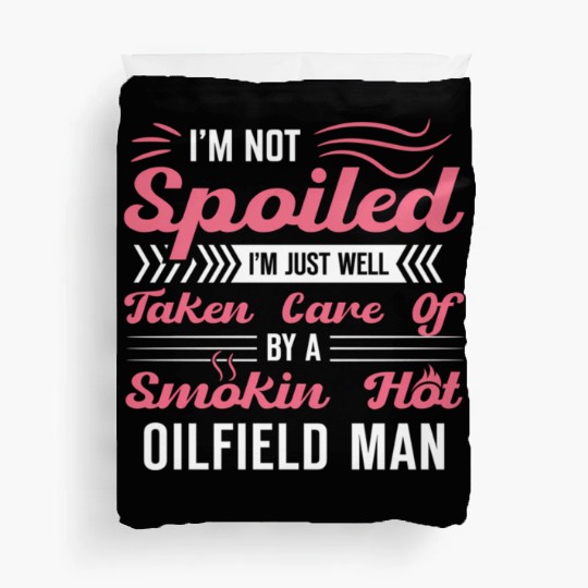 Oilfield Oil Rig Worker Duvet Covers