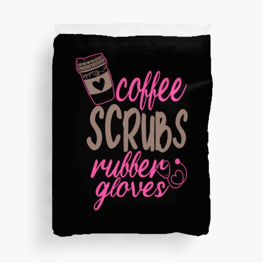 Scrub Medical Patient Coffee Scrubs And Rubber Duvet Covers