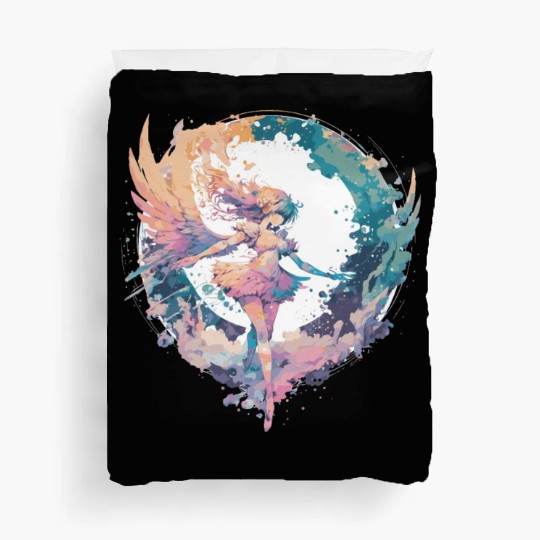 Watercolor Fairy Fairycore Grunge Pastel Goth Aest Duvet Covers