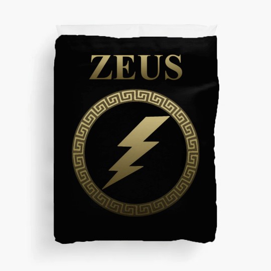 Zeus Ancient Greek God Thunderbolt Duvet Covers
