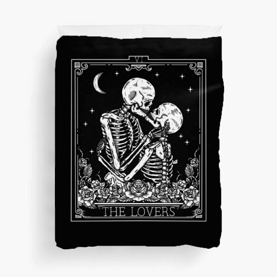 The Tarot Card Astrology ull Horror Occult Duvet Covers