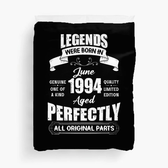 Legends Were Born In June 1981 Birthday Duvet Covers