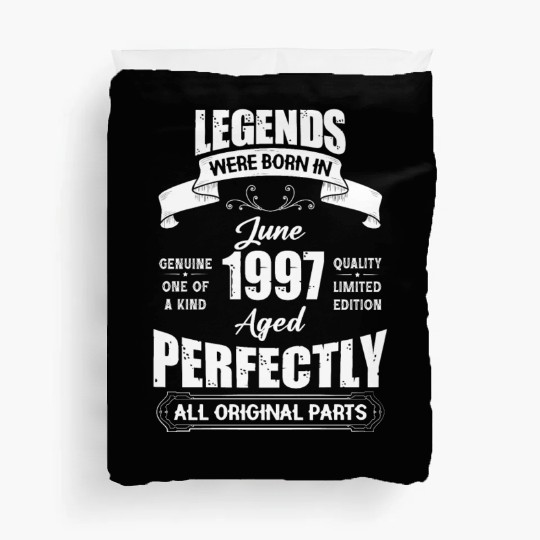 Legends Were Born In June 1984 Birthday Duvet Covers