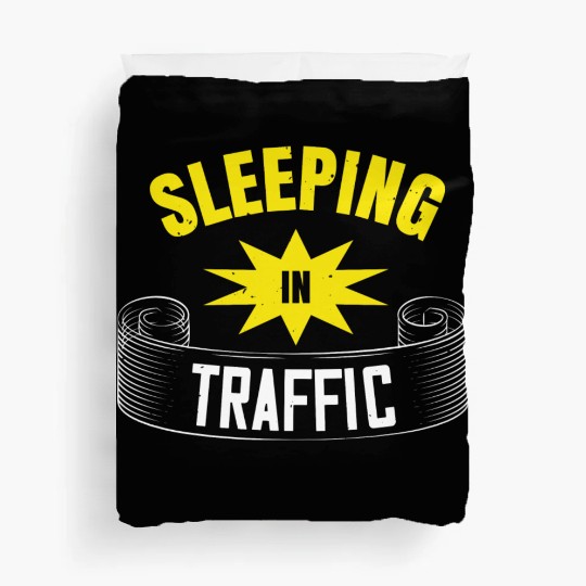 Sleeping In Traffic Duvet Covers