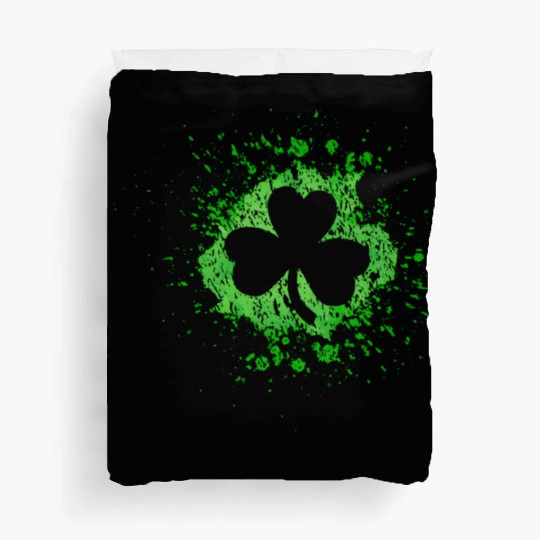 2-Sided Erin Go Bragh Shamrock Celtic Knot And Duvet Covers