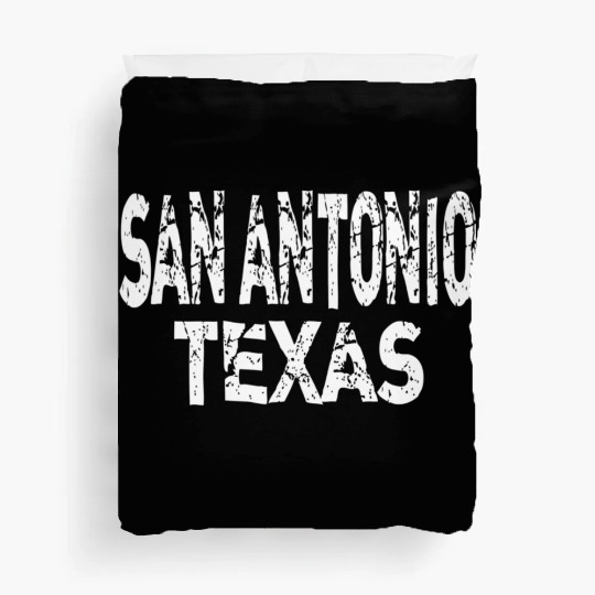 San Antonio Texas Distressed Duvet Covers