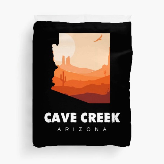 Caving Cave Creek Arizonna For Caveman Hiker Duvet Covers