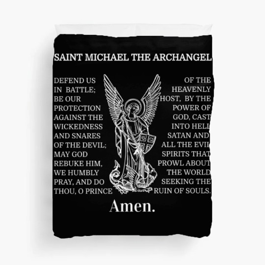 St Michael Catholic Archangel Christian Duvet Covers