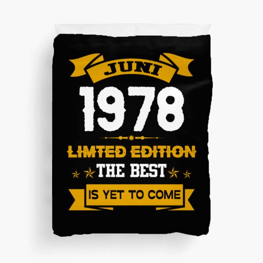 June 1978 Birthday Surprise Duvet Covers