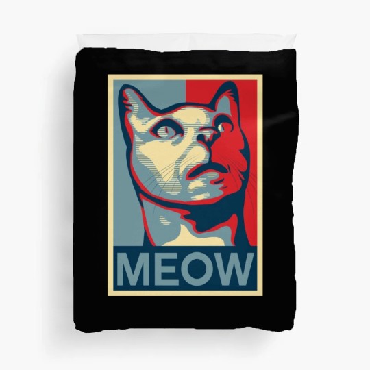 Cat - 'MEOW' Duvet Covers