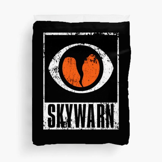 ywarn Storm Spotter Distressed Grunge Logo Duvet Covers