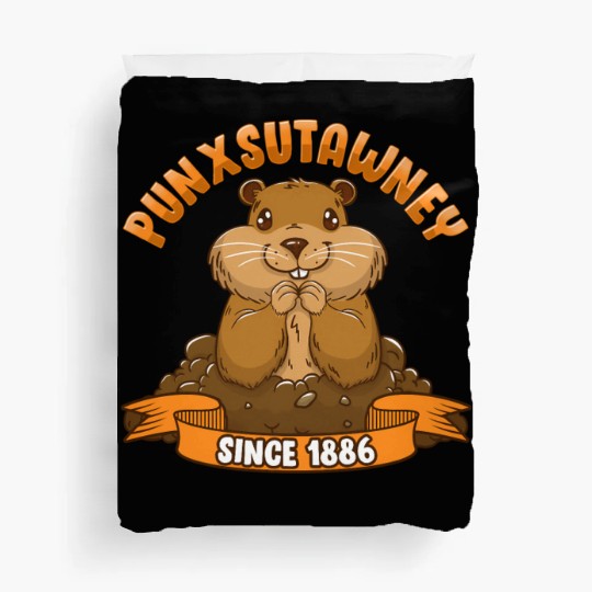 Groundhog Day Phil Ground Hog Punxsutawney Duvet Covers