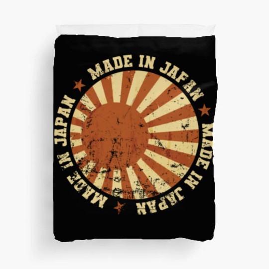 Japan Sunrise Flag made in Japan Duvet Covers