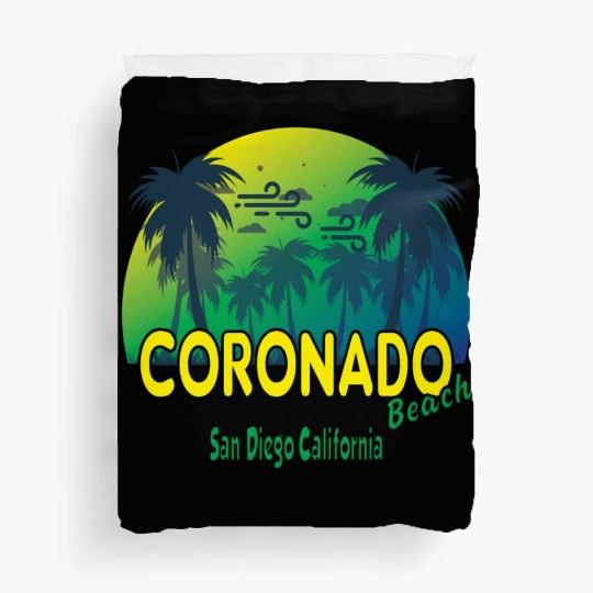 Coronado Beach In San Diego California State Coron Duvet Covers
