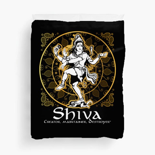 Shiva 'Creator Maintainer Destroyer' Hindu Gods Duvet Covers