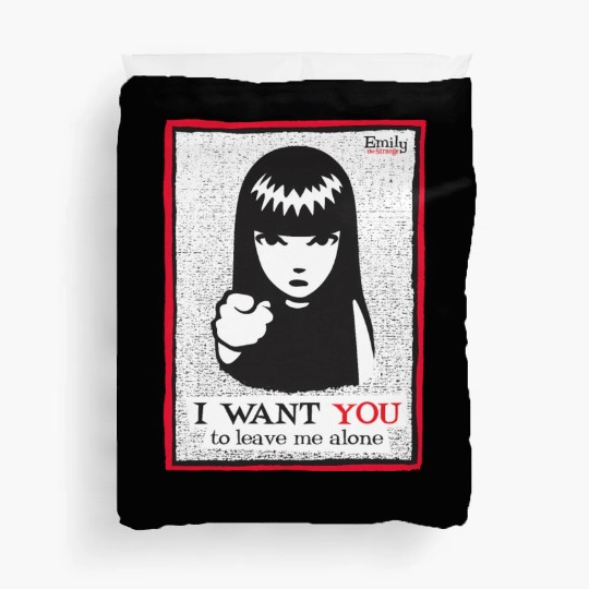 Emily The Strange I Want You To Leave Me Alone Duvet Covers