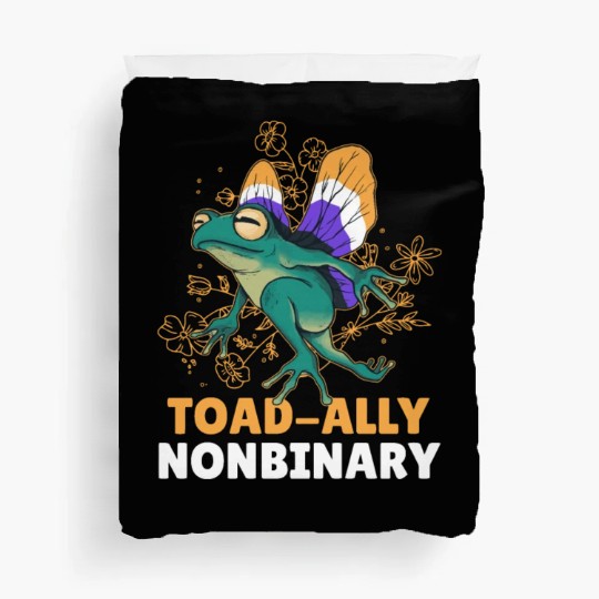 Toad-Ally Nonbinary Duvet Covers