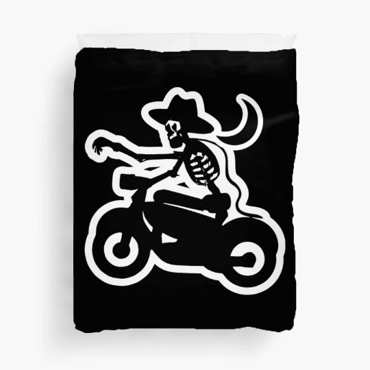 Skeleton Rider Duvet Covers