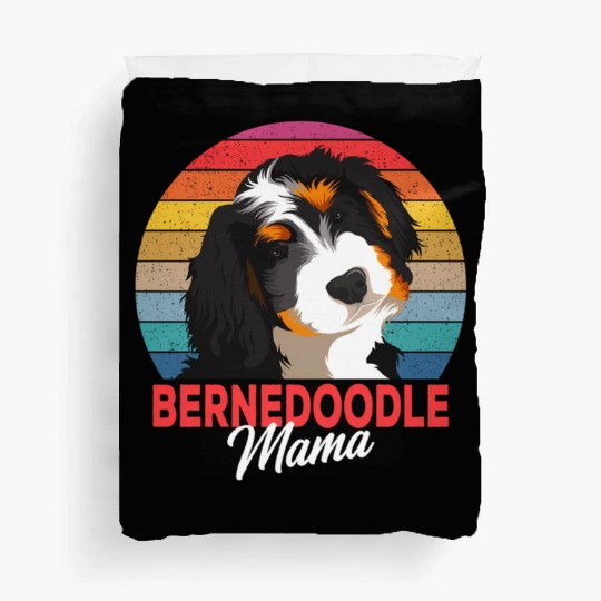 Bernedoodle Mama Dog Mom Owner Duvet Covers