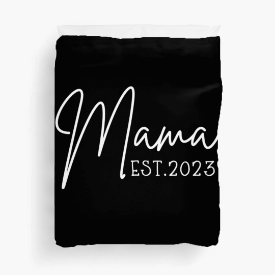 Mama Est 2023 Pocket Promoted To Mama Pregnancy Duvet Covers