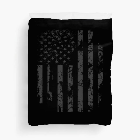 Distressed Flag Usa Military Duvet Covers
