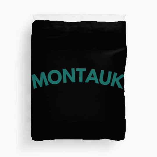 Montauk New York Vintage College Style (Green) Duvet Covers