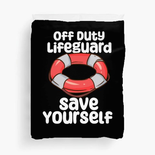 Off Duty Lifeguard Duvet Covers