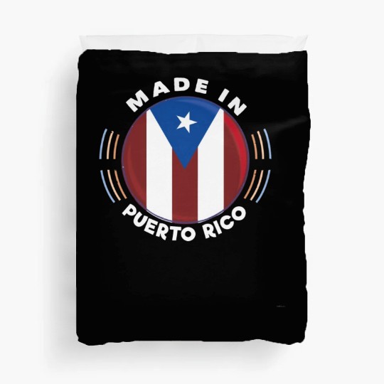 Made In Puerto Rico Vintage Puerto Rico Flag By Duvet Covers