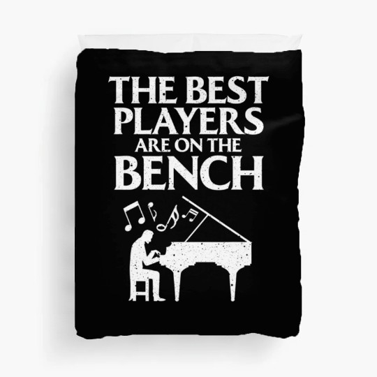 Funny Piano Art For Keyboard Piano Players Duvet Covers