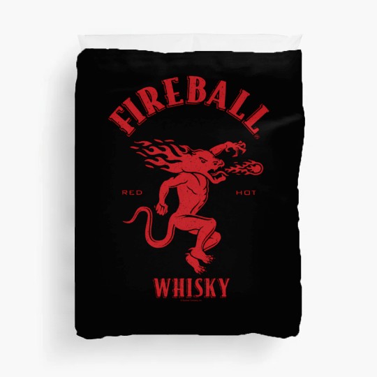 Fireball Whiy Red Hot Burns Like Hell V2 Duvet Covers
