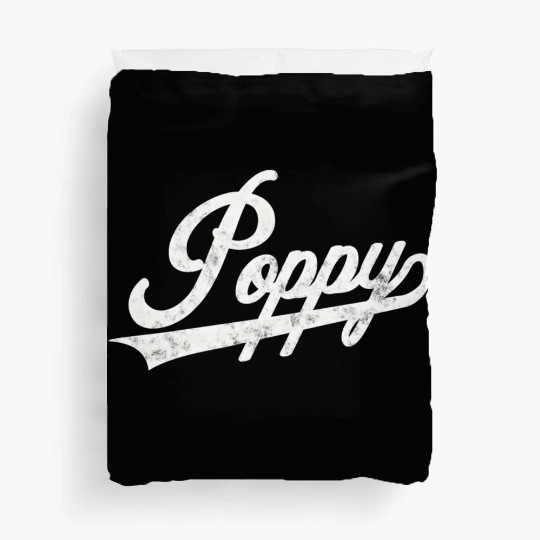 Poppy Style Fatherâ€™S Day For Papa Grandpa Duvet Covers