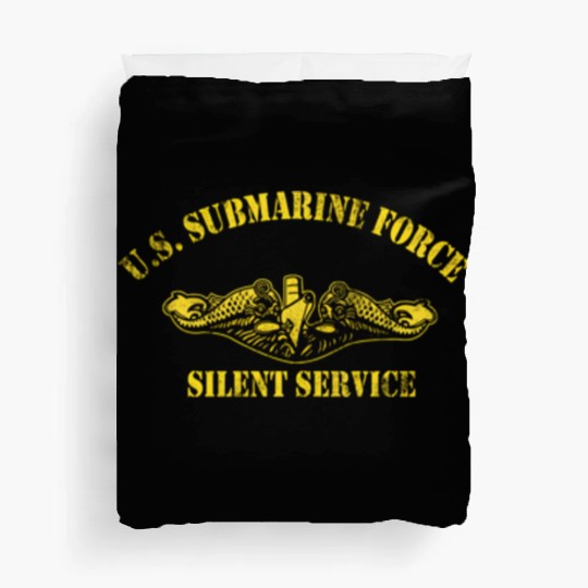 Us Submarine Force Silent Service Veteran Submarin Duvet Covers