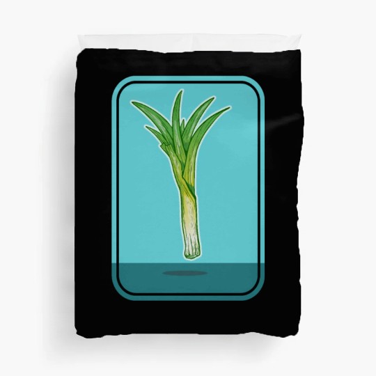 Leek Vegetable Plant Duvet Covers