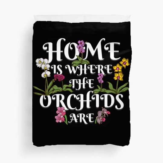 Orchid Flower Lover Women Florist Plants Lover Duvet Covers