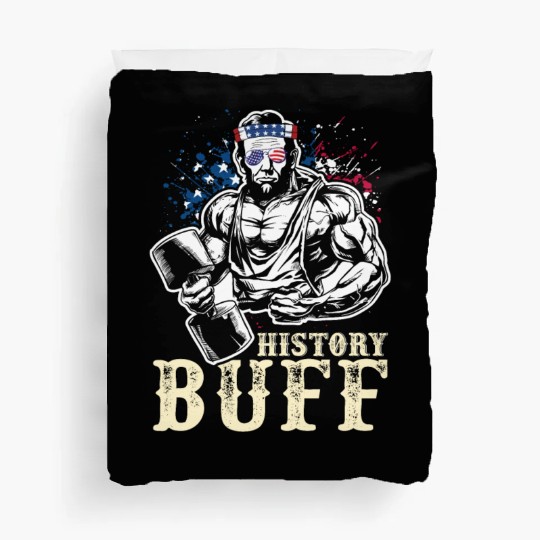 History Buff Independence Day Lincoln Patriot USA Duvet Covers