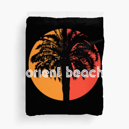 Orient Beach Saint Martin Artistic Vacation Duvet Covers