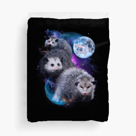 3 Moon Opossum Marsupial Rodent Opossum Novelty Duvet Covers
